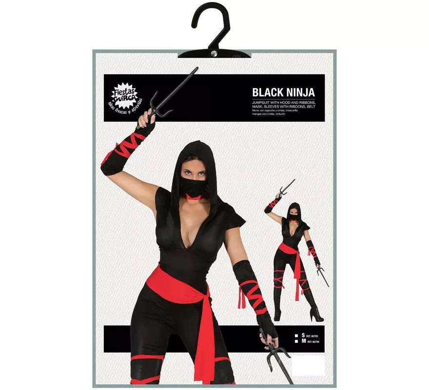 Disfraz de Black Ninja para mujer