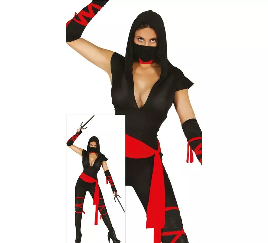 Disfraz de Black Ninja para mujer