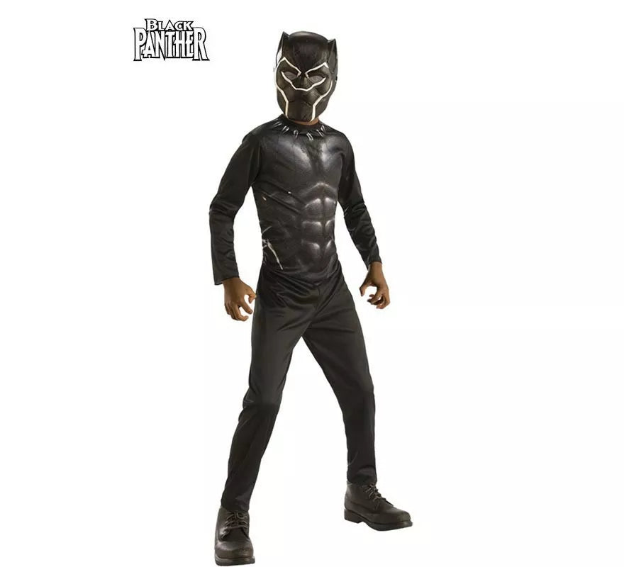 Translation missing: en.Disfraz de Black Panther Opp con máscara para niño