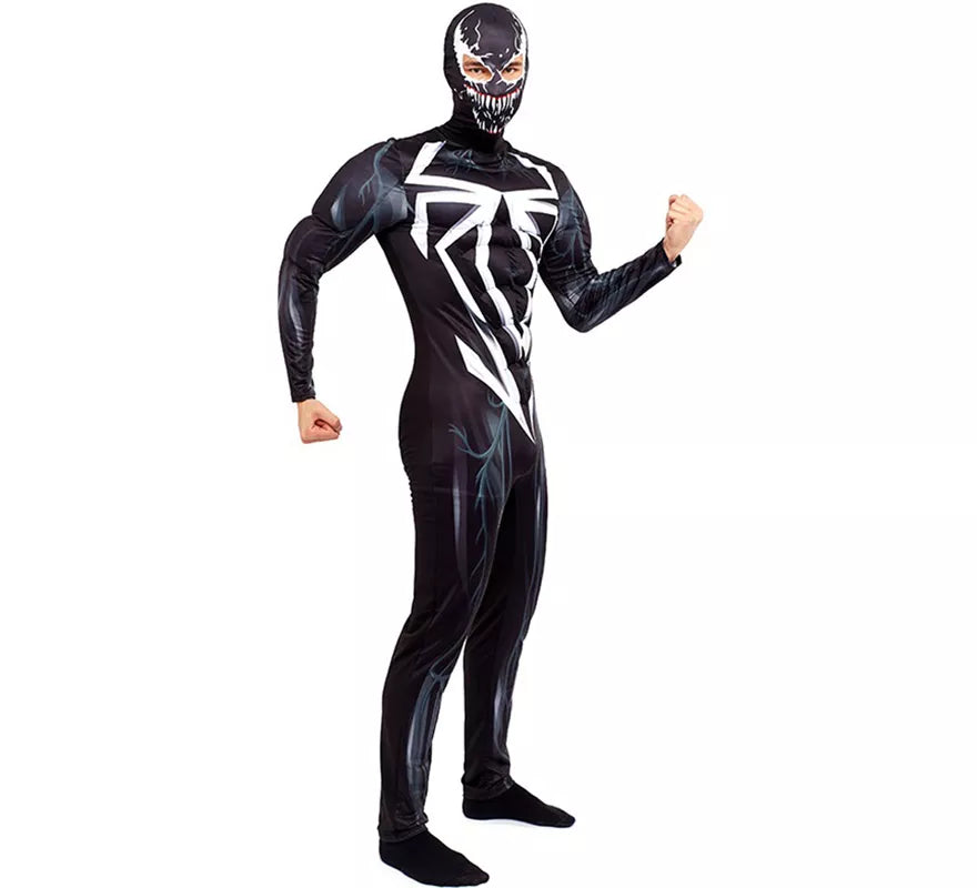 Disfraz de Black Spider Maligno para hombre
