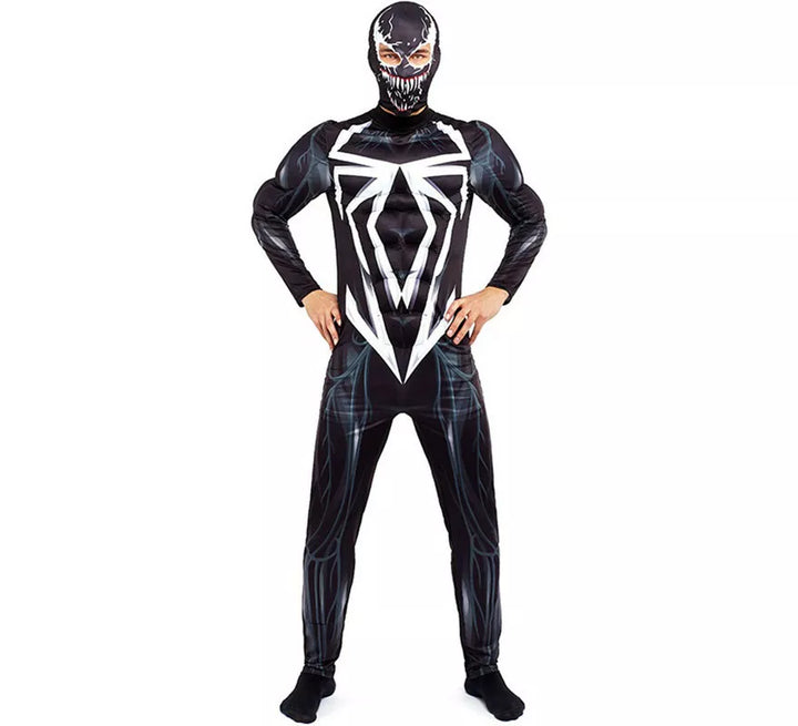 Disfraz de Black Spider Maligno para hombre