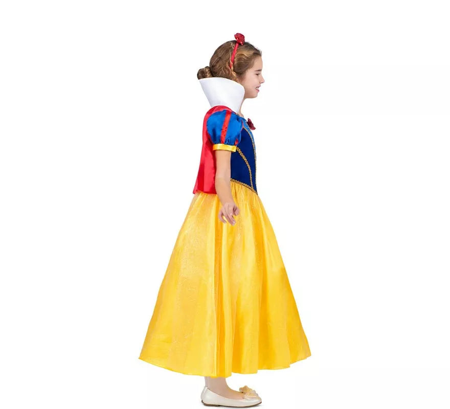 Translation missing: it.Disfraz de Blancanieves con diadema y capa para niña