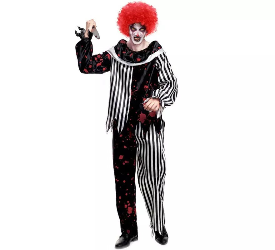 Disfraz de Bloody Clown para hombre