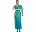 Disfraz de Bollywood Azul Turquesa para Mujer
