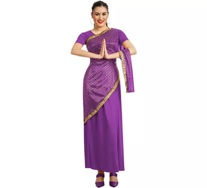 Disfraz de Bollywood Morado para Mujer