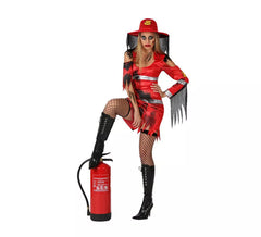 Dead Firefighter Costume for Women