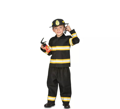 Disfraz de Bombero azul y amarillo para niño