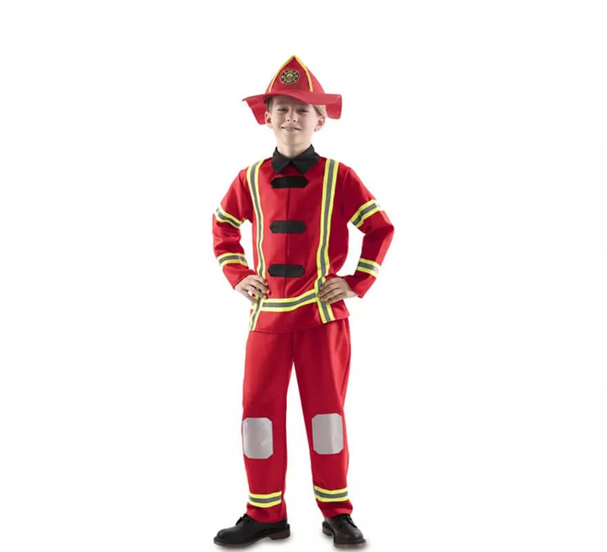 Translation missing: en.Disfraz de Bombero Rojo para niño