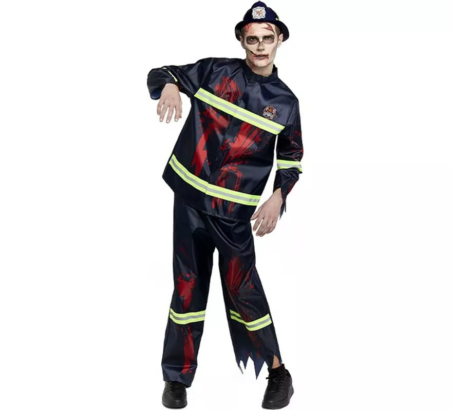 Translation missing: en.Disfraz de Bombero Zombie para hombre