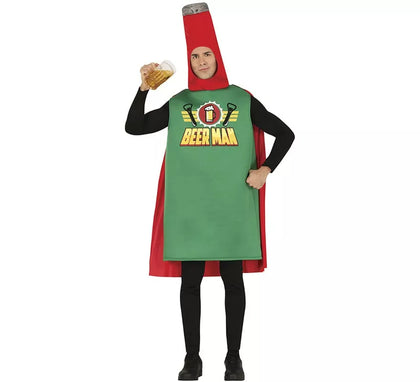 Disfraz de Botella Beerman para adultos