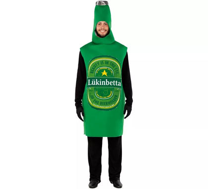 Disfraz de Botella Cerveza para hombre