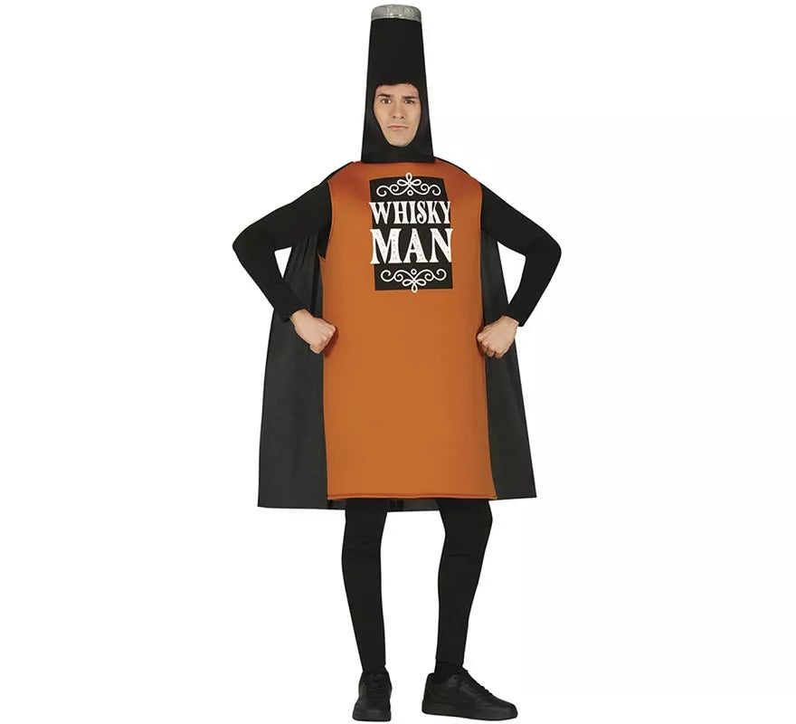 Translation missing: en.Disfraz de Botella Whiskeyman para adultos