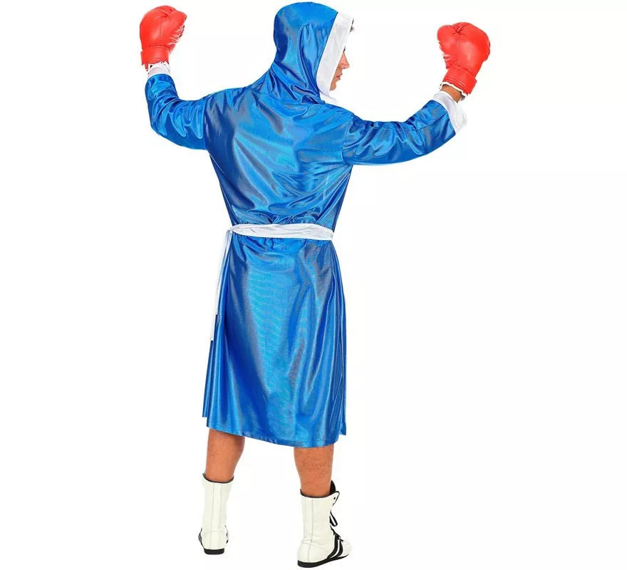 Translation missing: en.Disfraz de Boxeador azul y blanco para hombre