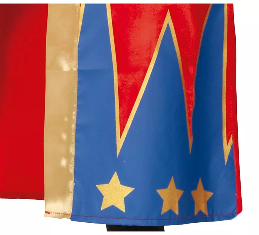 Disfraz de Boxeador Azul y Rojo para niños