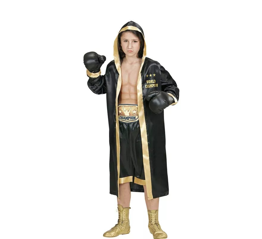 Disfraz de Boxeador Campeón del Mundo para niño y adolescente