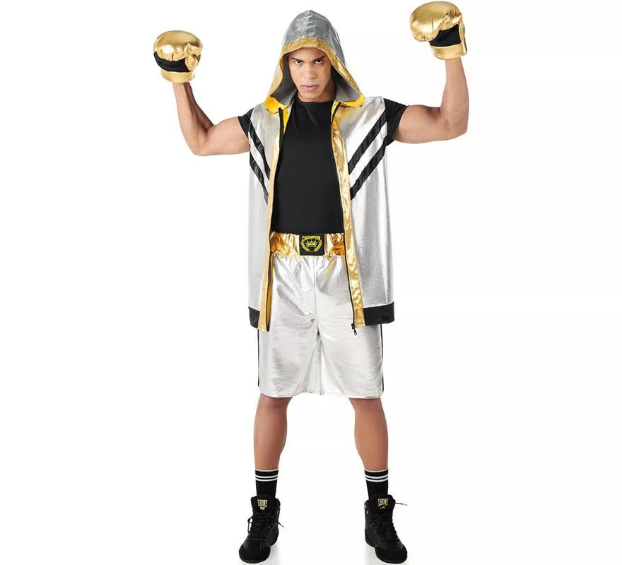 Translation missing: en.Disfraz de Boxeador guante de oro para hombre