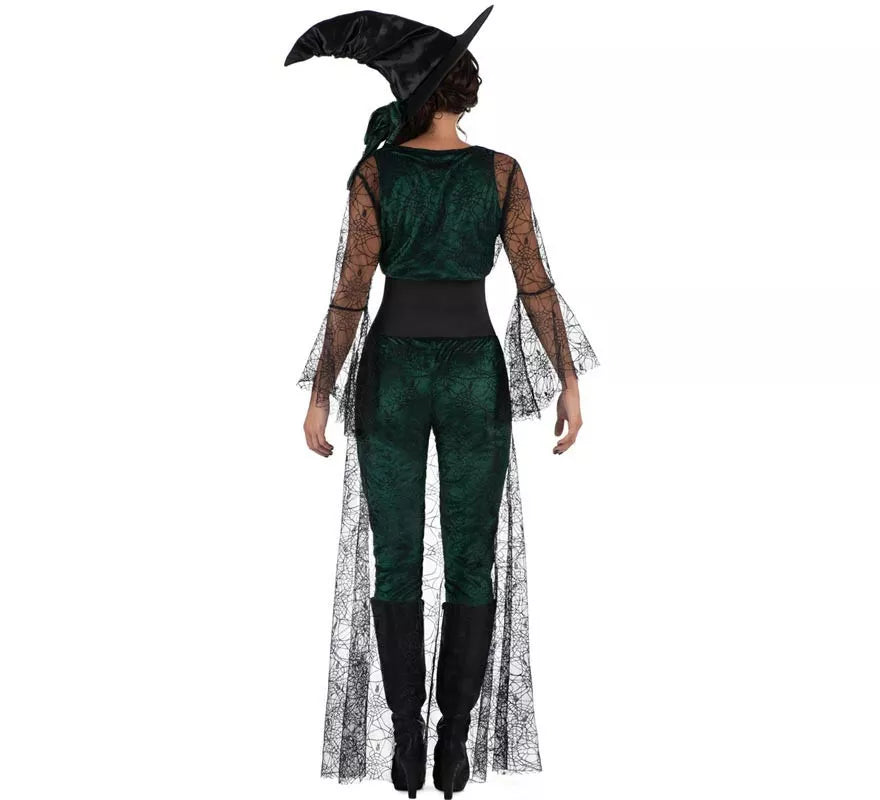 Translation missing: en.Disfraz de Bruja del Aquelarre verde para mujer
