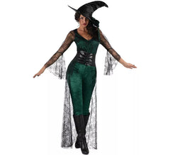 Green Coven Witch Costume for Women