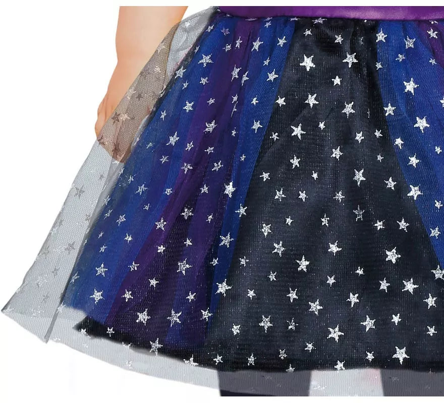 Translation missing: en.Disfraz de Bruja Estrellas plateadas para niña y bebé