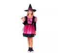 Disfraz de Bruja Fucsia para niña