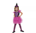 Disfraz de Bruja Glamurosa con tutú rosa para niña