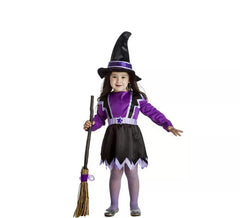 Lilac witch costume for girl