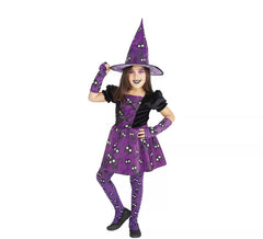Purple Pussycat Witch Costume for Girl