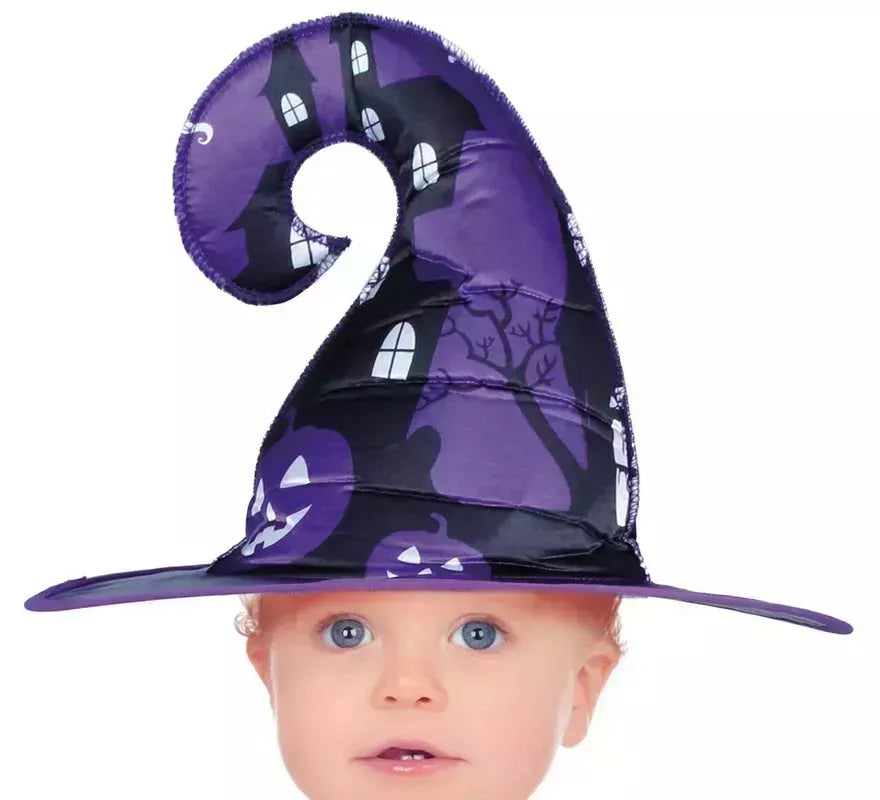 Translation missing: en.Disfraz de Bruja Misteriosa púrpura para niña y bebé