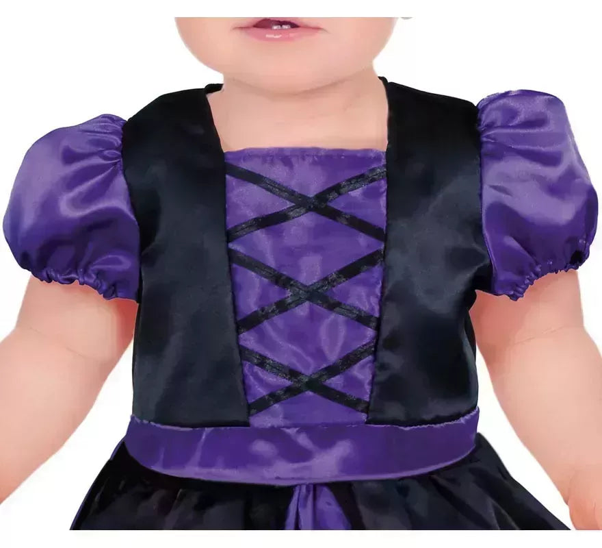 Translation missing: en.Disfraz de Bruja Misteriosa púrpura para niña y bebé