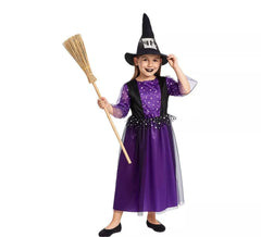 Purple Witch Costume for Girls