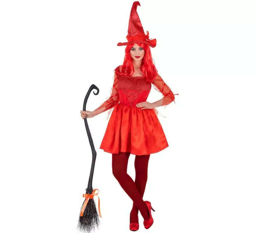 Disfraz de Bruja Roja para mujer