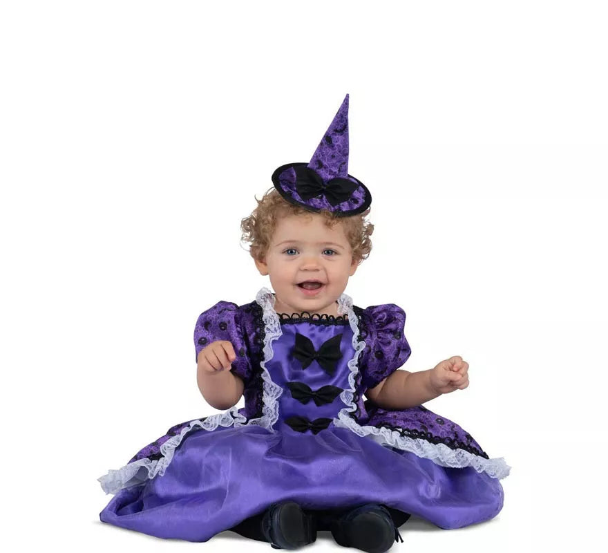 Translation missing: en.Disfraz de Bruja Versalles Morada para niña y bebé