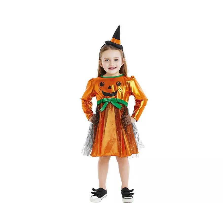 Disfraz de Brujita Calabaza Baby para niña y bebé