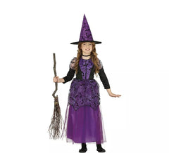 Little Lilac Witch Costume for Girl