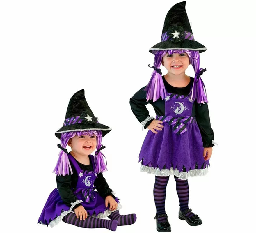 Translation missing: en.Disfraz de Brujita morada para bebé