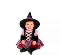 Purple Witch costume for baby and girl