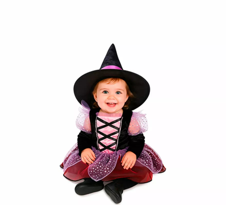 Translation missing: en.Disfraz de Brujita Morada para bebé y niña