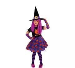 Little Witch Trick Treat Costume for Girl