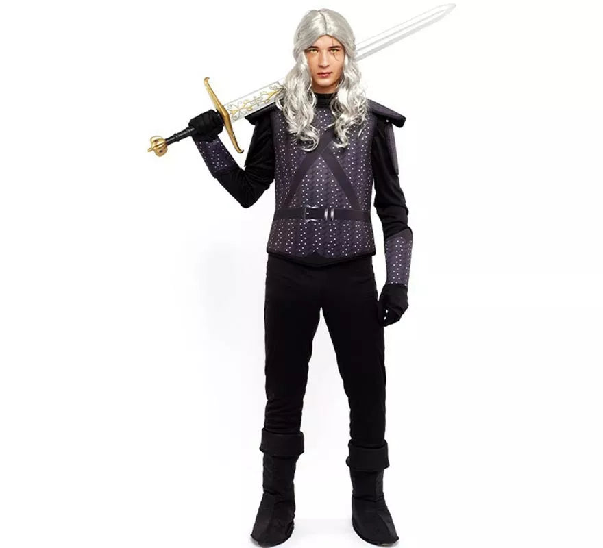 Disfraz de Brujo Medieval oscuro para hombre