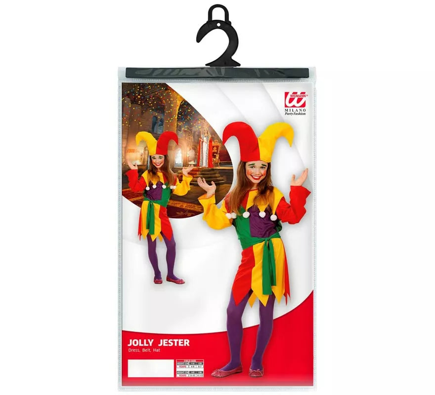 Translation missing: en.Disfraz de Bufón rojo y amarillo para niños y adolescente
