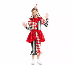 Macabre Jester costume for girls