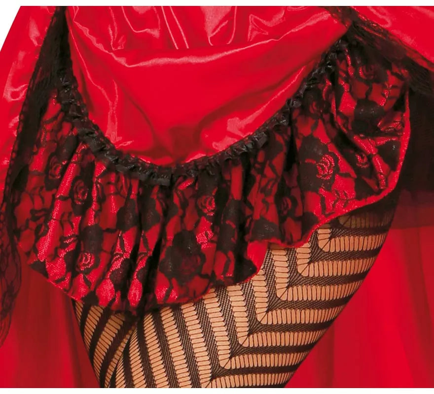 Translation missing: en.Disfraz de Burlesque Can-can rojo para mujer