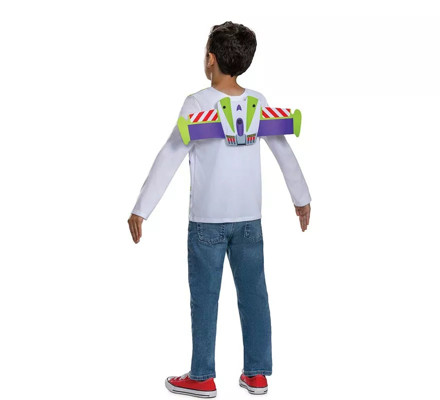 Disfraz de Buzz lightyear clásico con alas para niño