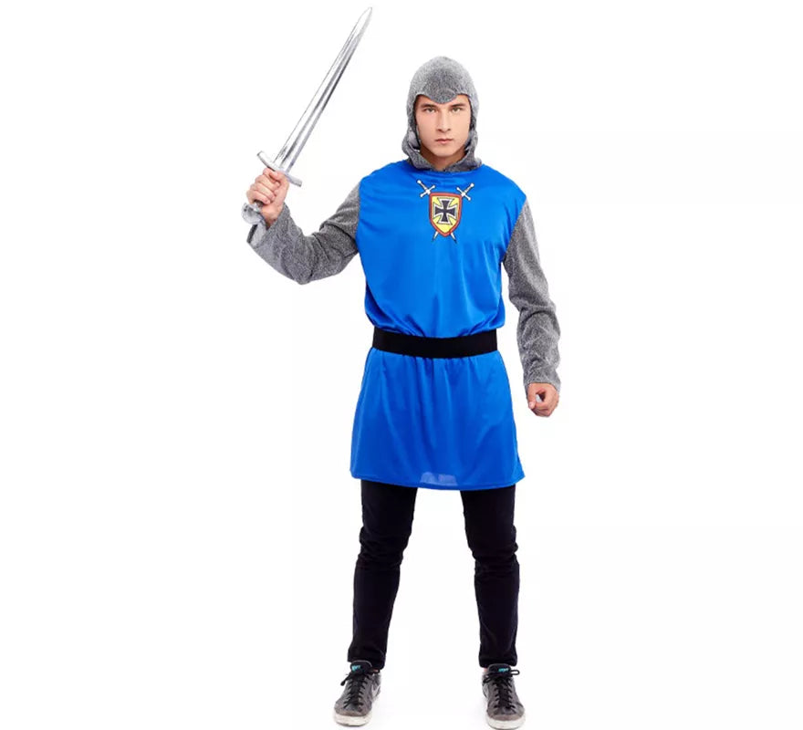 Translation missing: en.Disfraz de Caballero Azul Medieval para hombre