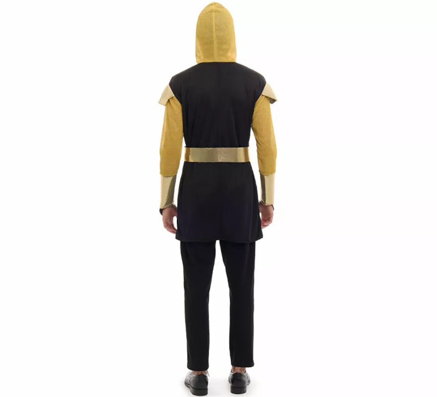 Disfraz de Caballero dorado para hombre