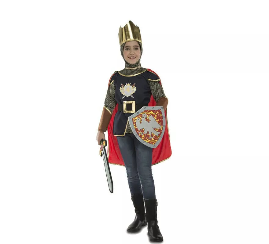 Disfraz de Caballero Medieval con accesorios para niños