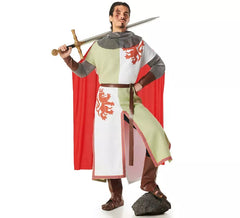 Fato de Cavaleiro Leão Medieval para Homens