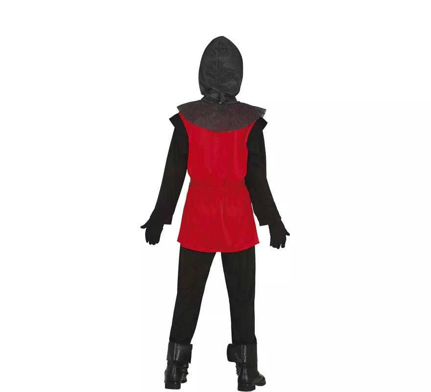 Disfraz de Caballero Medieval Nocturno para niño