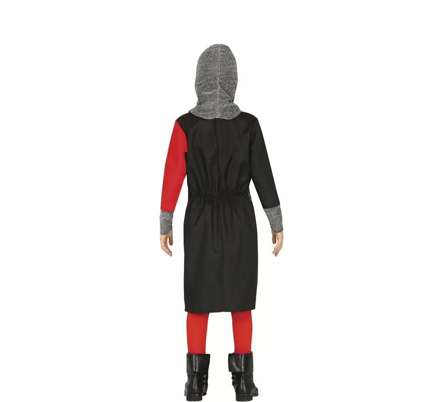 Disfraz de Caballero Medieval Oscuro para niño