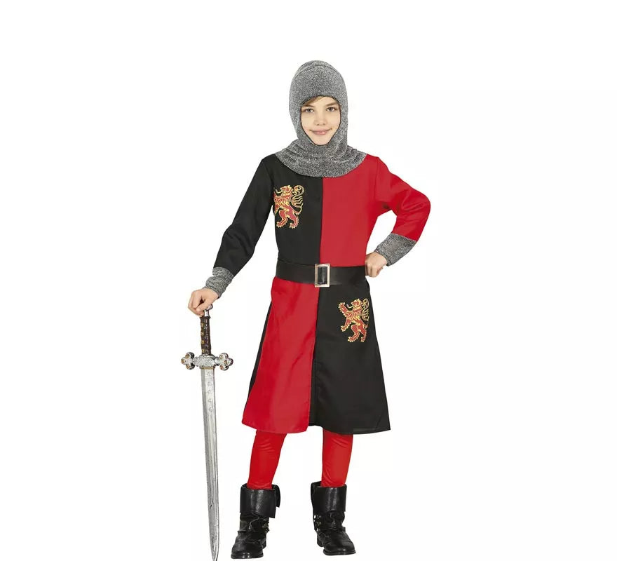 Disfraz de Caballero Medieval Oscuro para niño